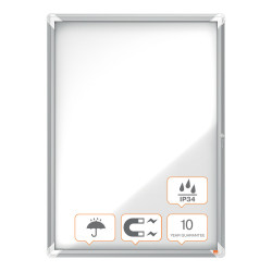 VITRINE EXTERIEURE MAGNETIQUE 9 FEUILLES